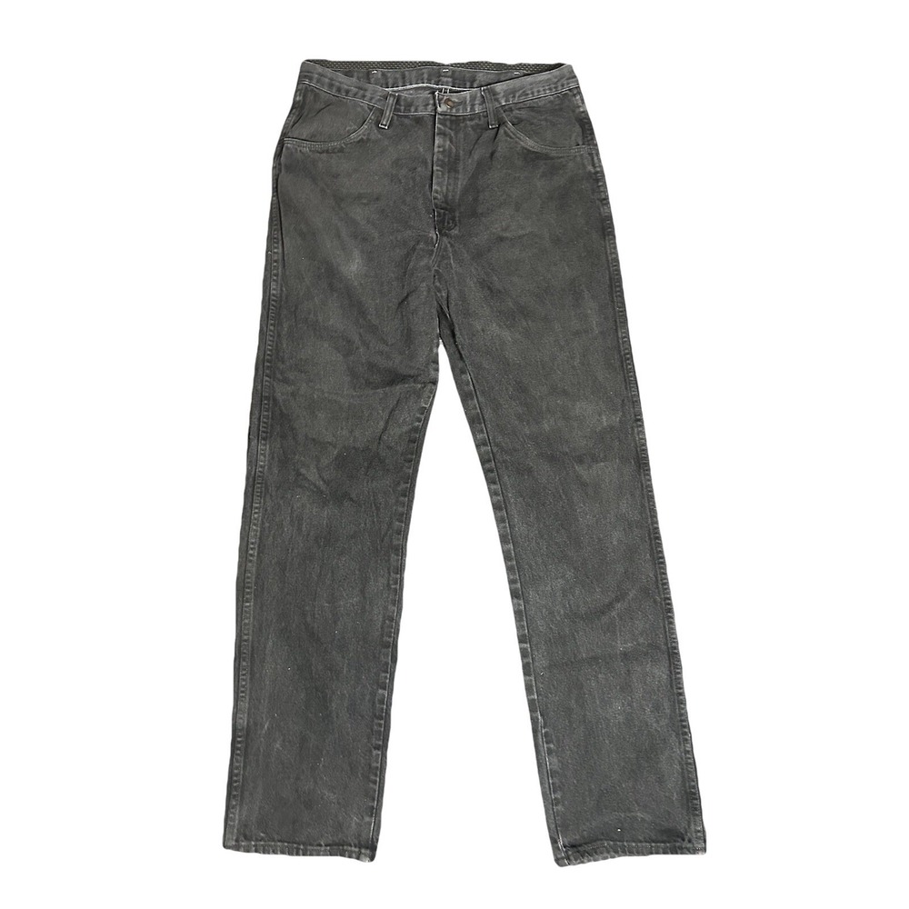 Rustler Jeans Men 32x34 Black Excellent Regular Fit Straight Leg